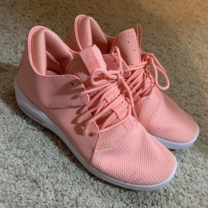 WORN ONCE: Pink high top Air Jordan’s